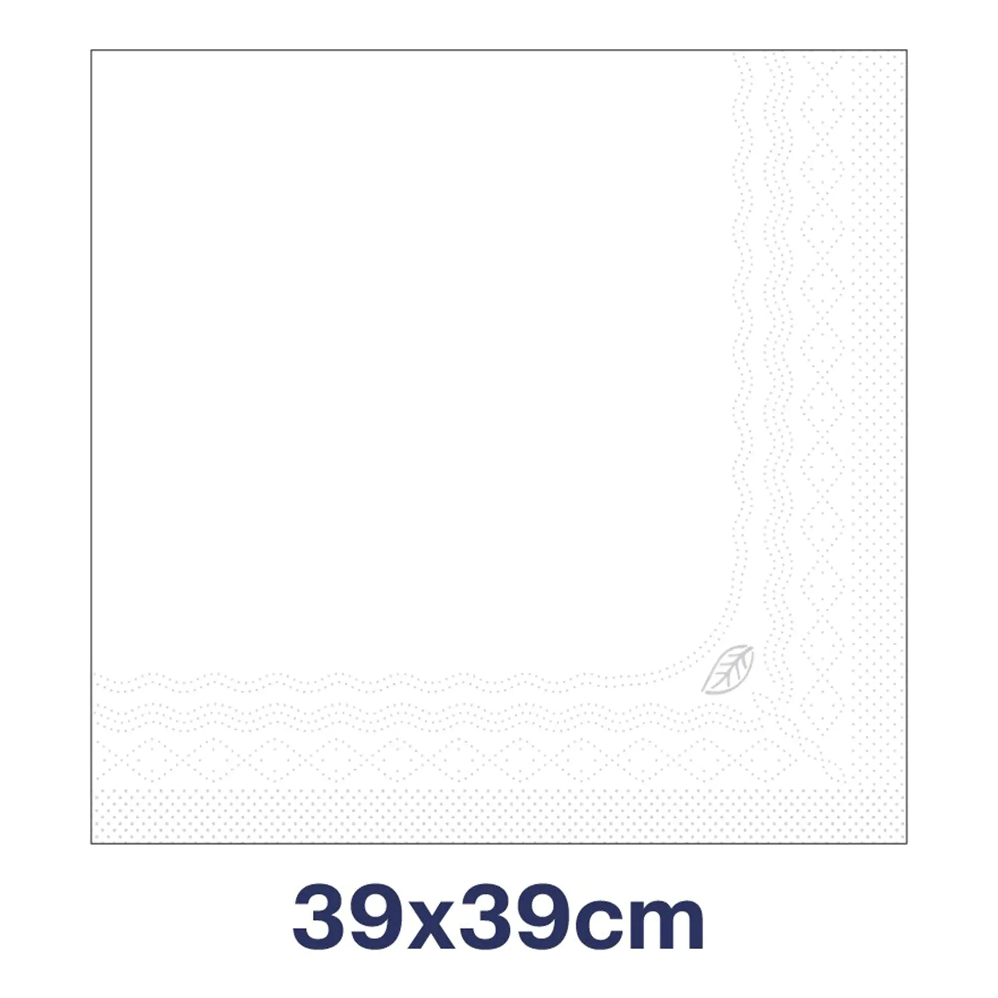 Tork 477577 Advanced Soft Dinnerserviette 1/4-Falz, 19,8 x 19,5 cm, 3-lg, weiß