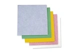 Reinigungstücher Set, mehrfarbige Putztücher aus Vlies in Blau, Grün, Gelb, Rosa und Weiß, vielseitig einsetzbar im Haushalt, Küche und Bad