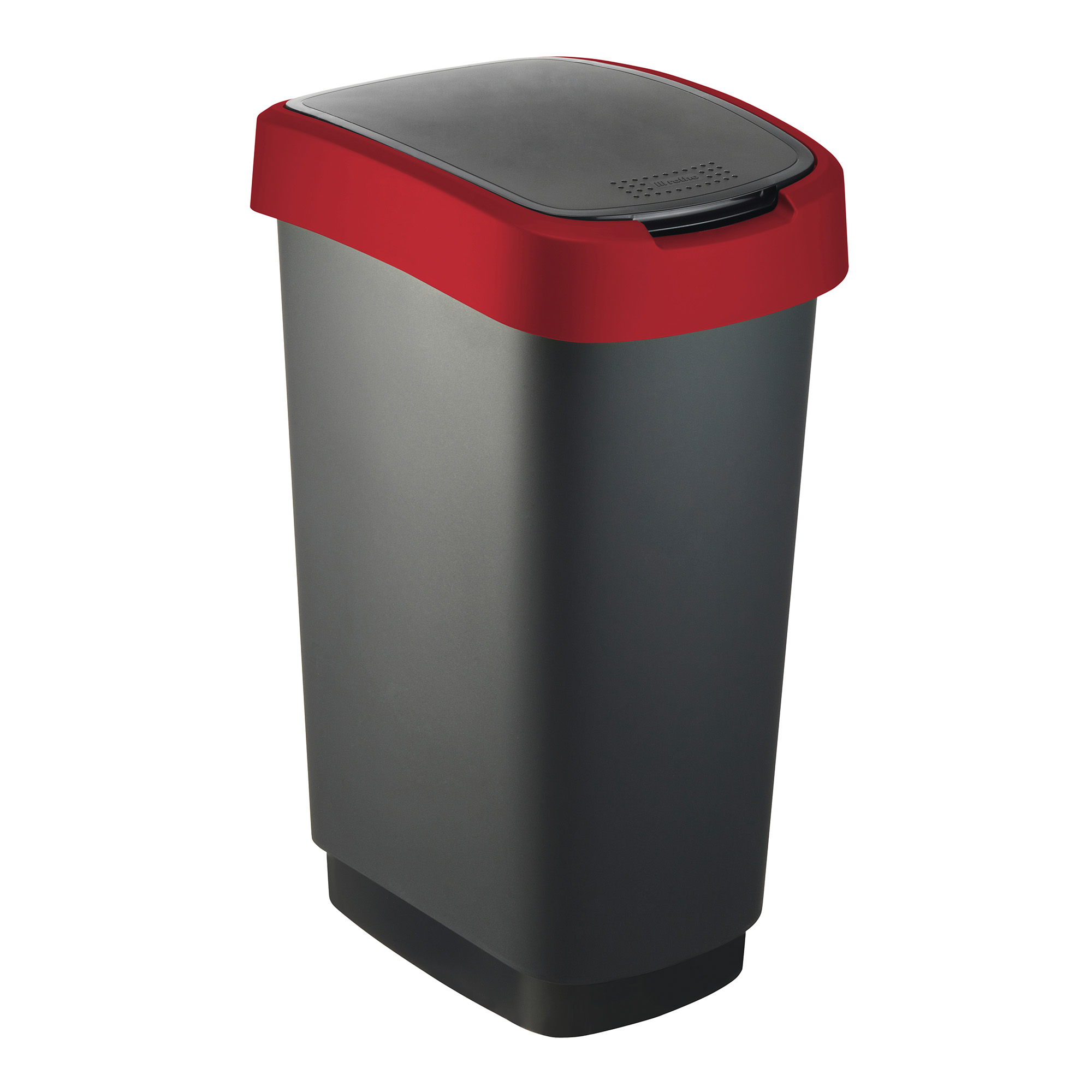 RothoPro Twist Abfallbehälter 50 Liter schwarz/rot 59135438_1