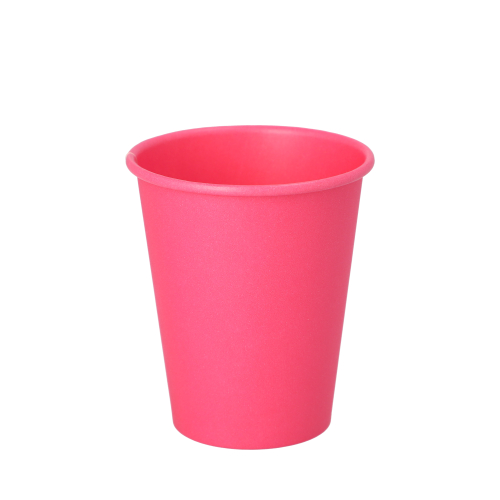 Starpak Trinkbecher, Pappe "To Go" 0,2 l Ø 8 cm, 9,2 cm pink, 20 x 50 Stück