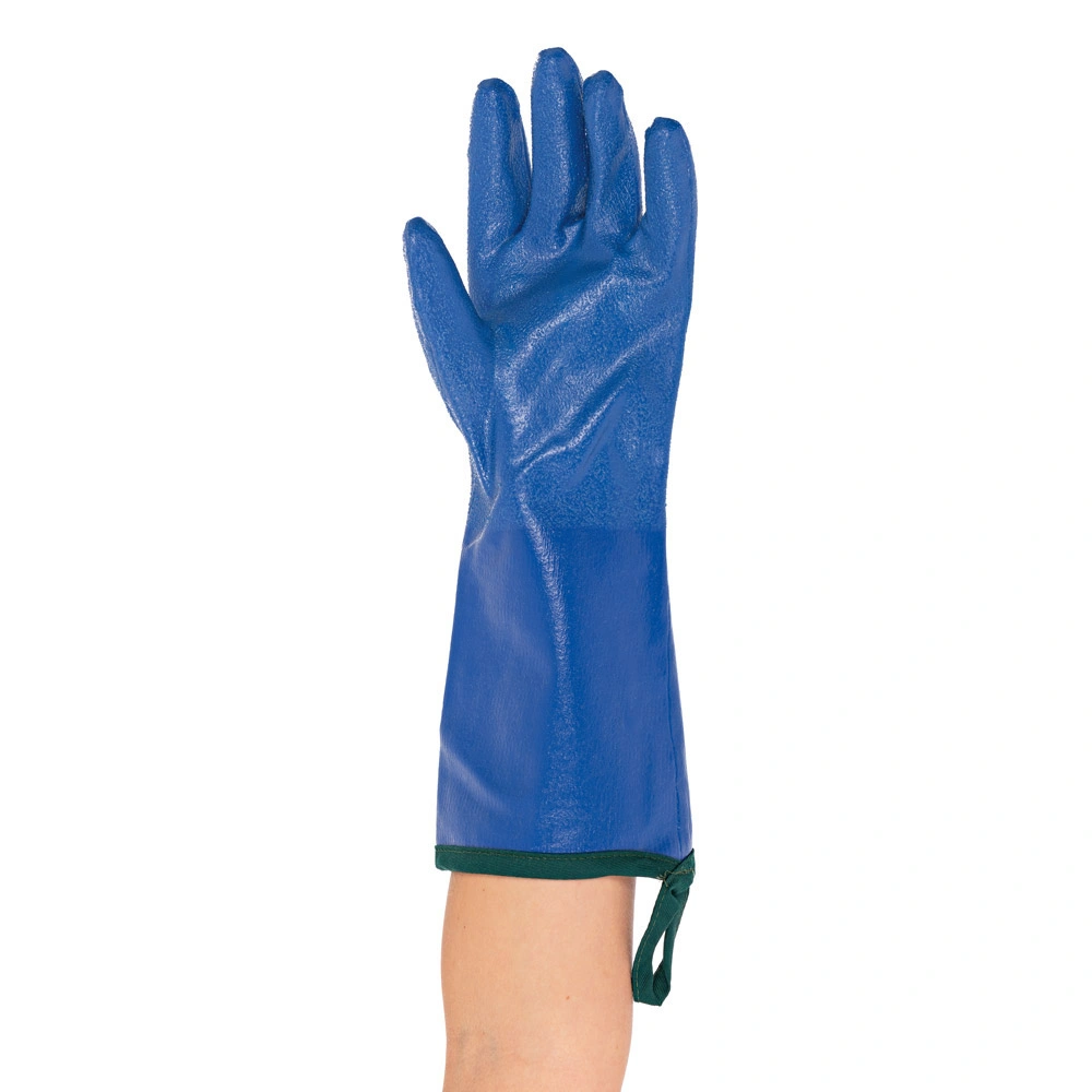 Hygostar Safety Burnguard Steamglove Allzweckhandschuhe mit Nitril-Beschichtung blau, VE 1 Paar