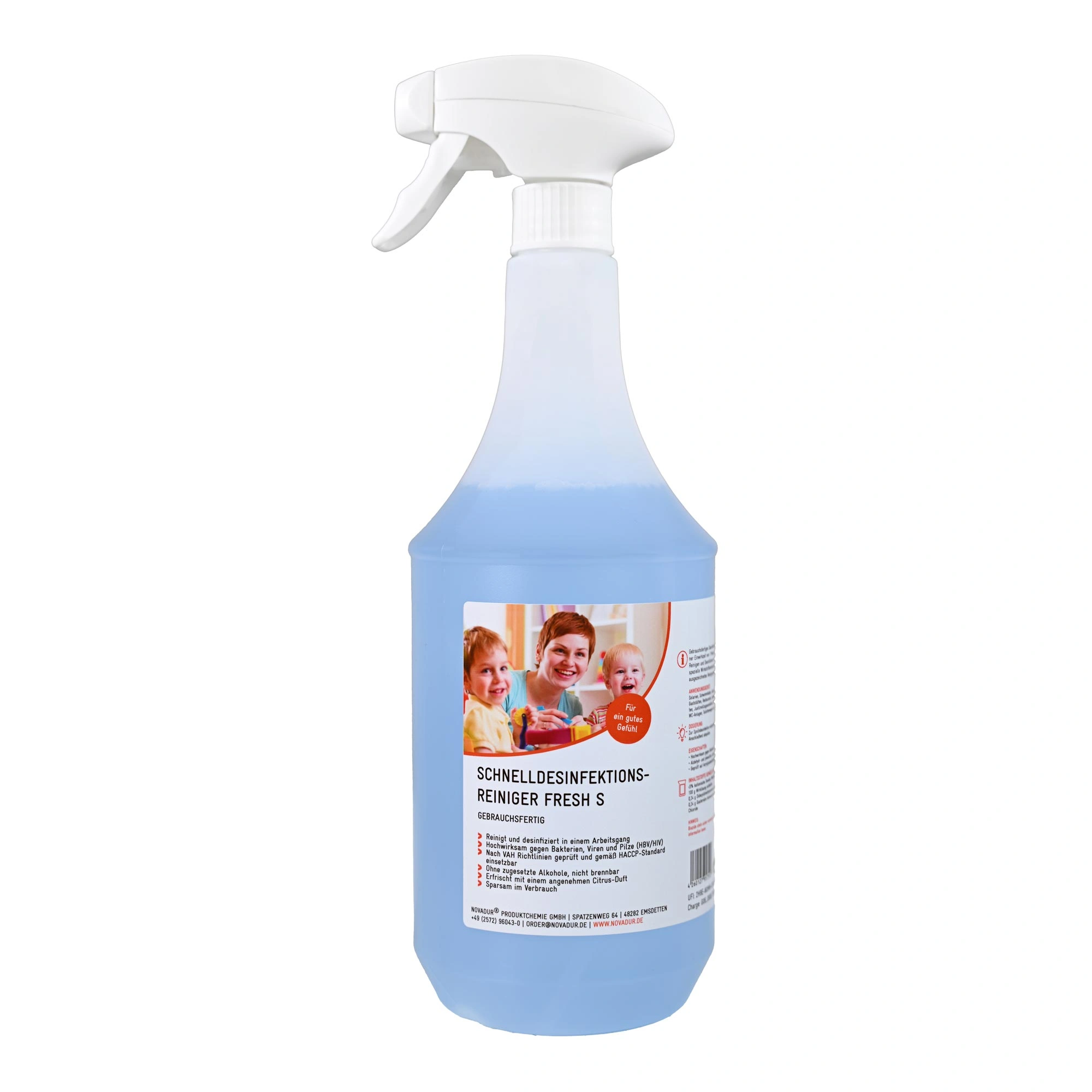 Novadur Schnelldesinfektionsreiniger Fresh S