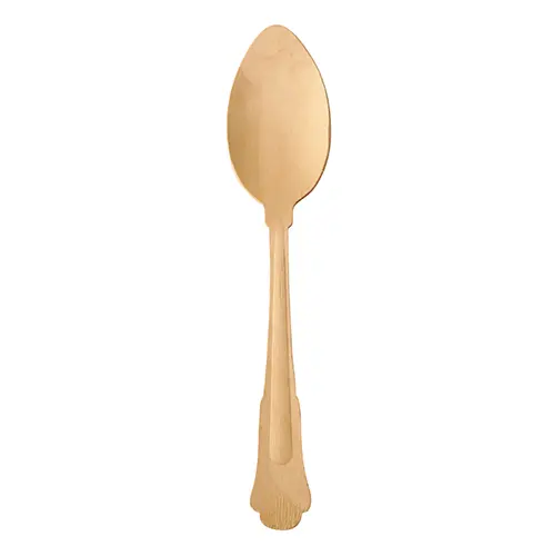 PAPSTAR Löffel, Holz "pure" 19,5 cm Vintage, stabiler und geschmacksneutraler Holzlöffel im Retro-Design, Verpackung 15 x 6 Stück