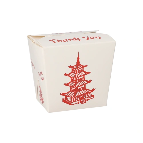 Starpak Snackboxen "ASIA" eckig 470 ml 8,5 cm x 7,5 cm x 5,5 cm "Temple", 10 x 50 Stück