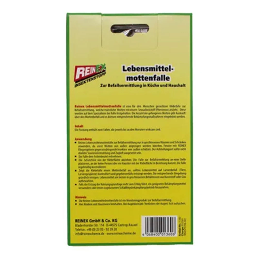 Reinex Mottenfalle Klebefalle 2 Stück