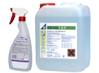 DESCO TOP Desinfektions- und Reinigungsmittel Set mit Sprühflasche und 5-Liter-Kanister für Flächen- und Oberflächendesinfektion, Artikelnummer 0140