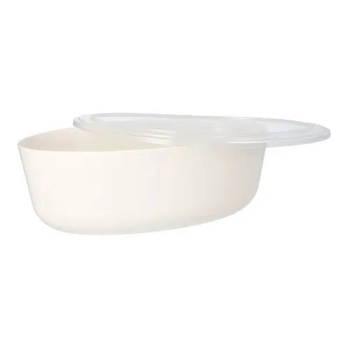 Starpak Mehrweg-Schalen oval 2400 ml 9,1 cm x 16,5 cm x 26 cm weiß "Cella"