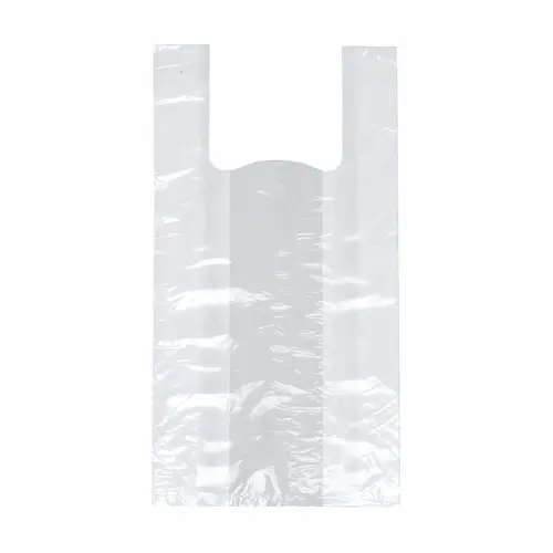 Starpak 200 Hemdchen-Tragetaschen, HDPE 55 cm x 22 cm x 15 cm weiß mittel