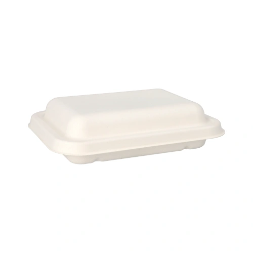PAPSTAR Schalen, Zuckerrohr "pure" ungeteilt 3 cm x 15,3 cm x 20,3 cm weiß, 6 x 50 Stück