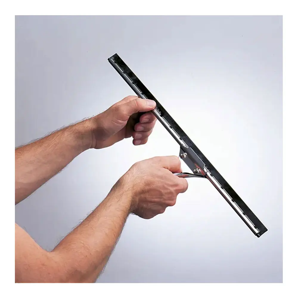 Unger PRO Starter Set 2in1 Glasreinigungsset, 2-teilig von Unger mit 35 cm S-Fensterwischer aus Edelstahl und Soft-Gummi für streifenfreie Glasreinigung