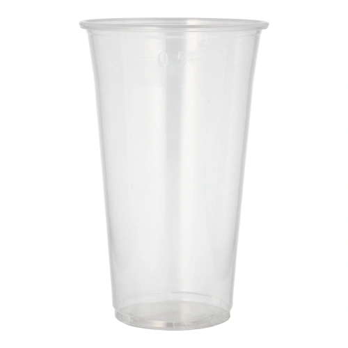 Starpak Mehrweg-Trinkbecher 0,5 l Ø 9,5 cm, 14,8 cm transparent, 24 x 50 Stück