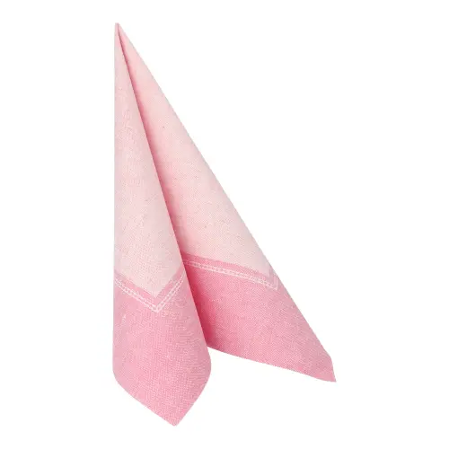 PAPSTAR Servietten "ROYAL Collection" 1/4-Falz 40 cm x 40 cm rosa "Linum"