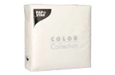 Papstar Servietten Color Collection weiß, weiche 3-lagige Papierservietten für Tischdekoration bei Feier, Party und Gastronomie, Art.-Nr. 82323