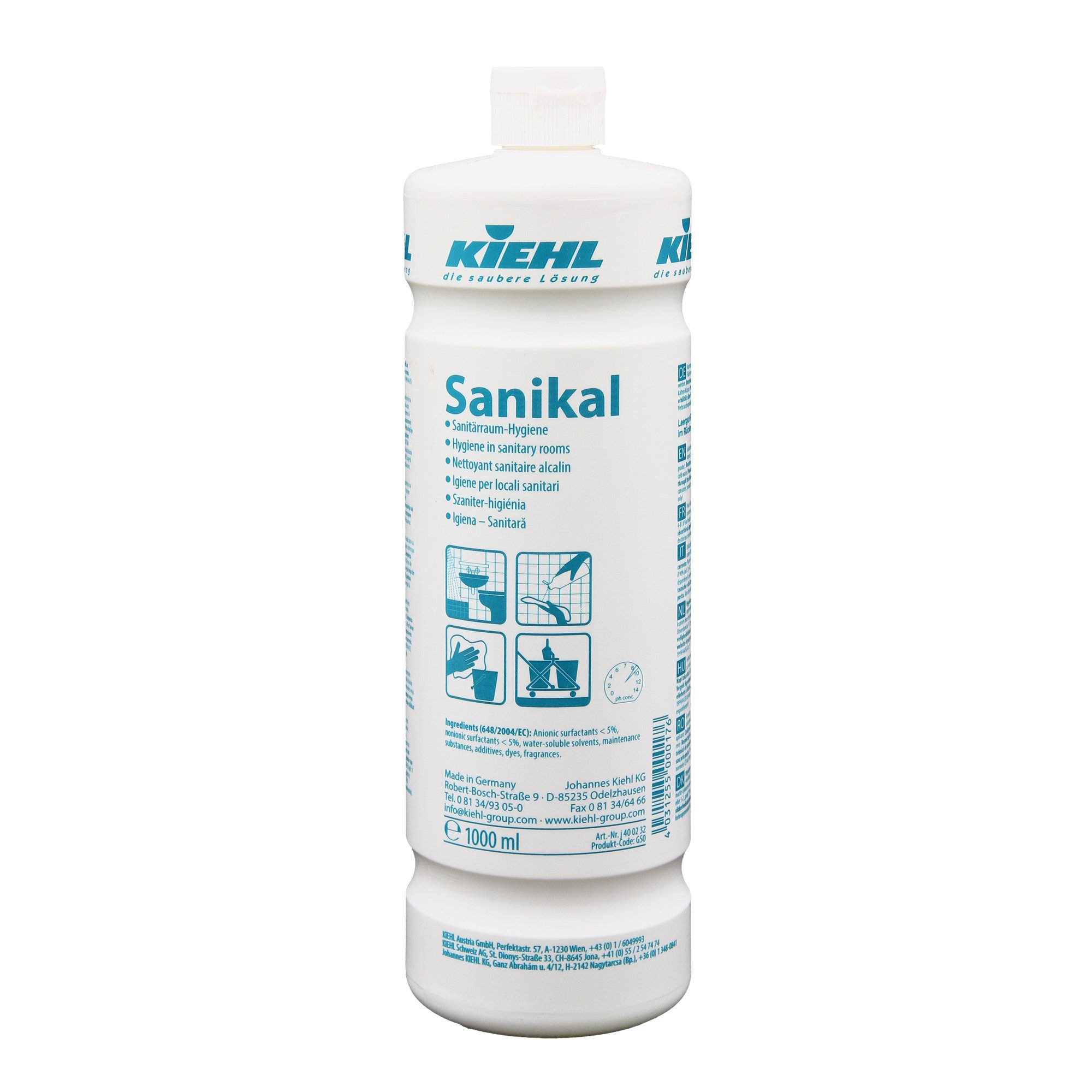Kiehl Sanikal Sanitärreiniger 1 Liter Flasche j400201_1