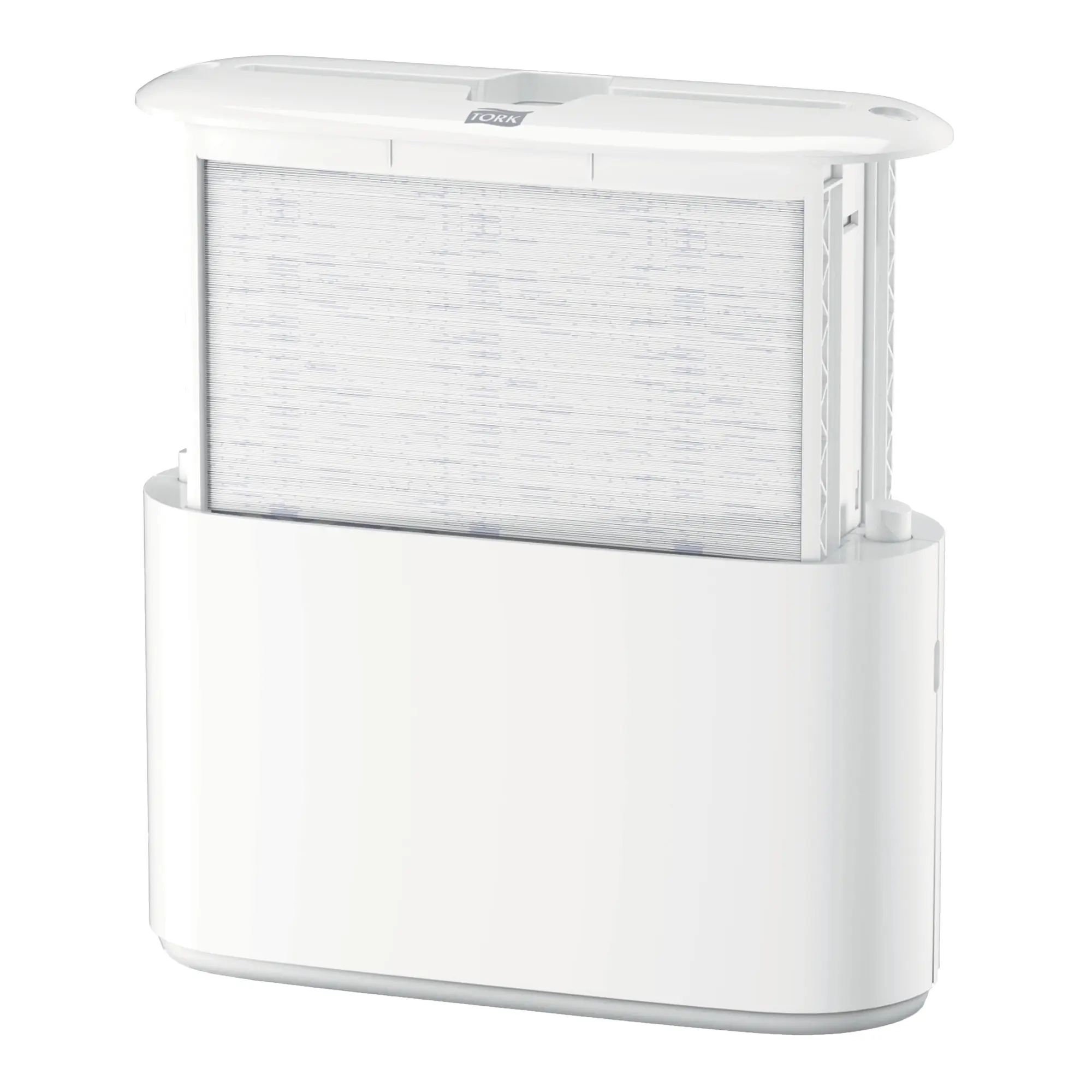 Tork Xpress Tischspender für Multifold-Handtücher H2, weißer Tisch-Handtuchspender im Elevation Design für Einzelblattentnahme, Artikel 552200