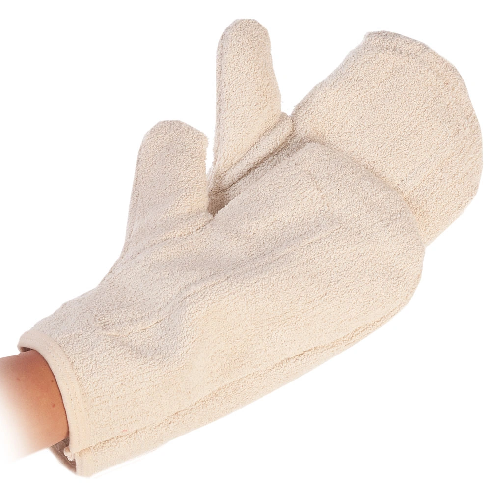Hygostar Backfauster, Baumwolle Hitzeschutzhandschuhe natur, VE 6 Paar