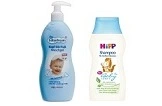 HiPP Babysanft Pflegelotion mit Pumpspender und HiPP Babysanft Shampoo Sensitiv, sanfte Pflege für empfindliche Babyhaut, Art.-Nr. 0000