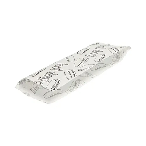 PAPSTAR 1000 Hot Dog-Tüten 21 cm x 8,5 cm weiß