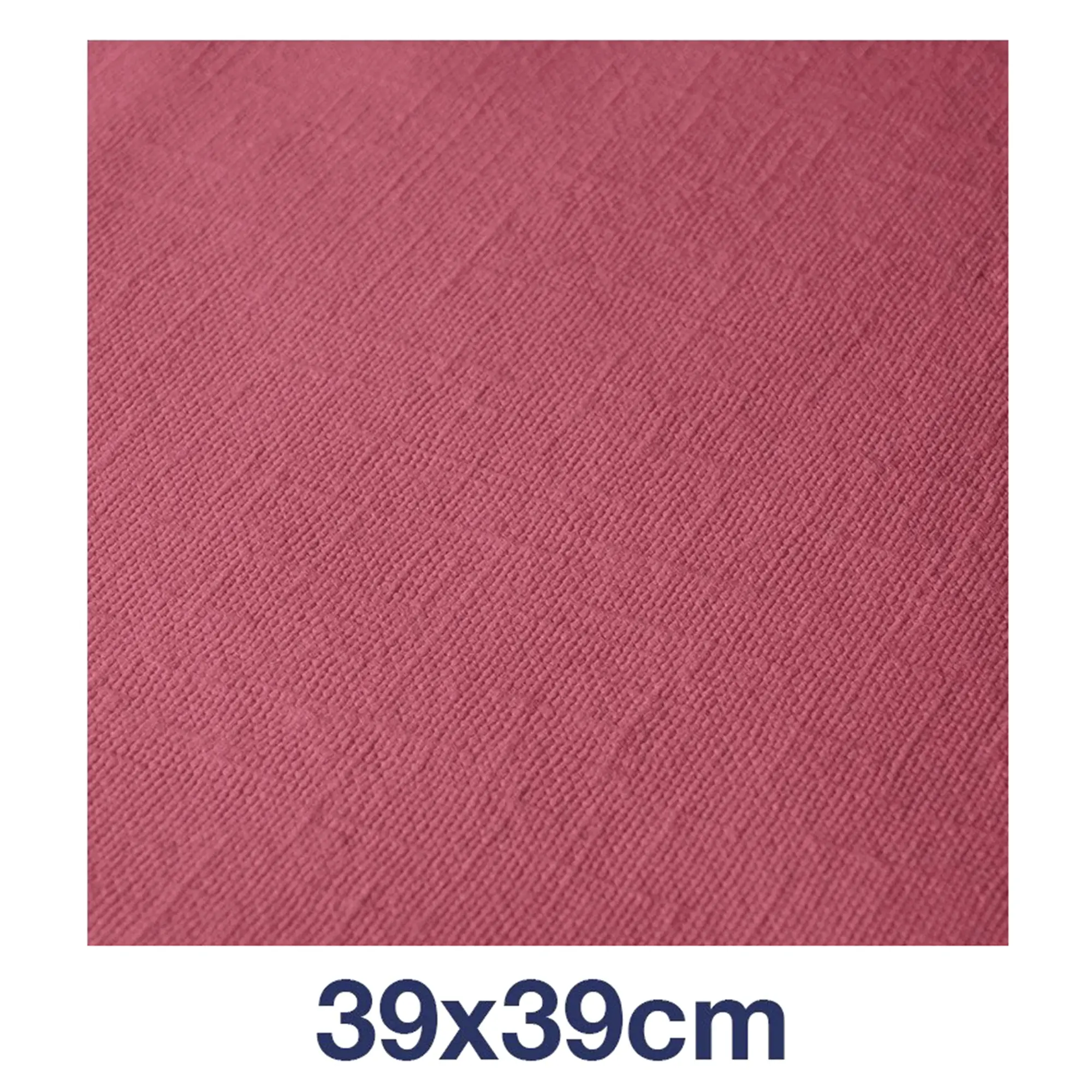 Tork Premium LinStyle Dinnerserviette 1/4-Falz, 19,5 x 19,5 cm gefaltet (39 x 39 cm entfaltet), 1-lagiges Airlaid-Vlies in bordeaux für gehobene Gastronomie, Artikel 478711-478856