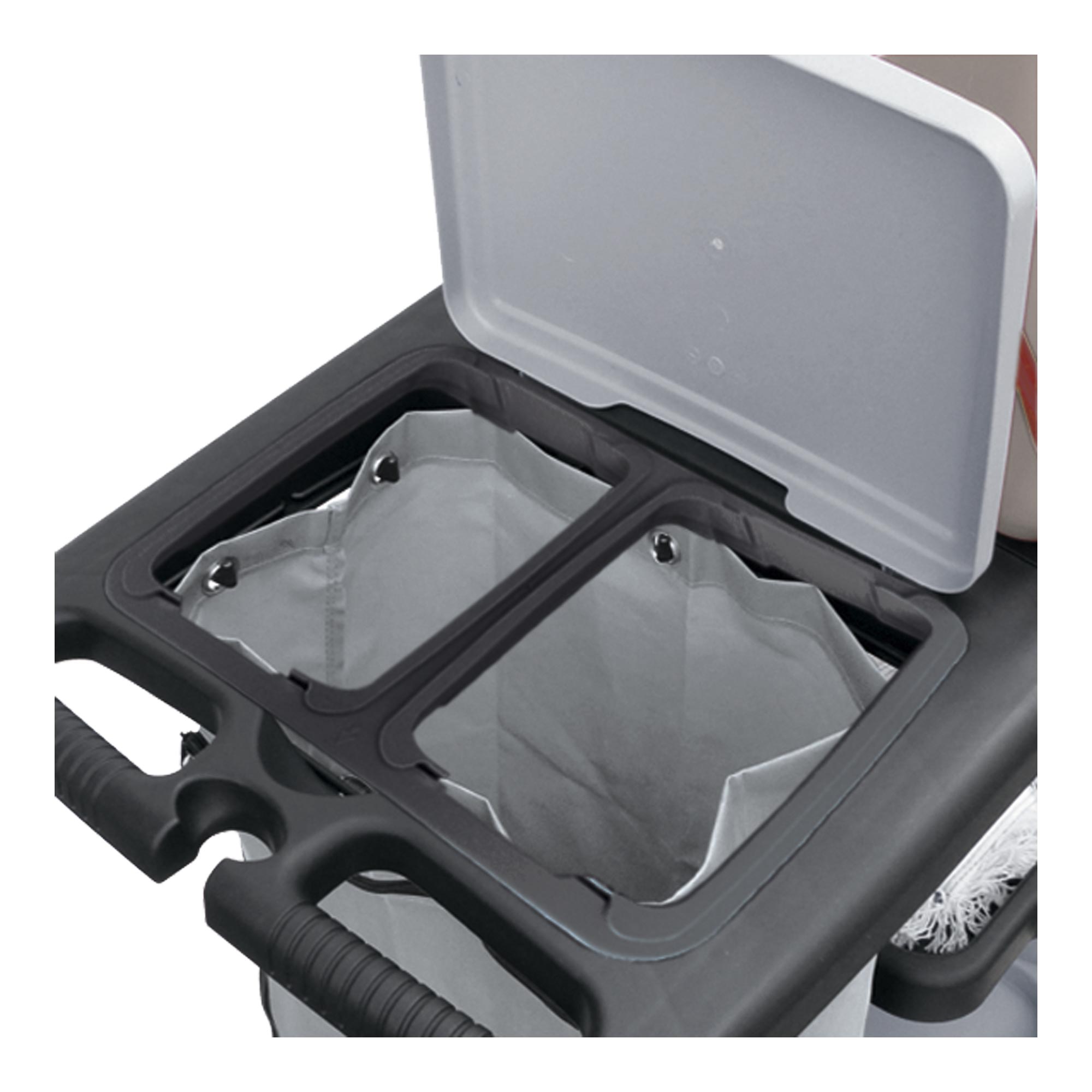 Sprintus PuriX Starter Set 40 u. 50 cm mit Reinigungswagen, Floory Trockensauger & Zubehör 