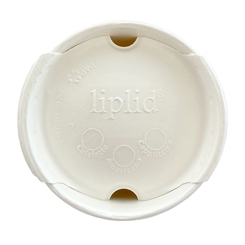 PAPSTAR Deckel für Trinkbecher Zuckerrohr Ø 9 cm weiß "liplid", 20 x 50 Stück
