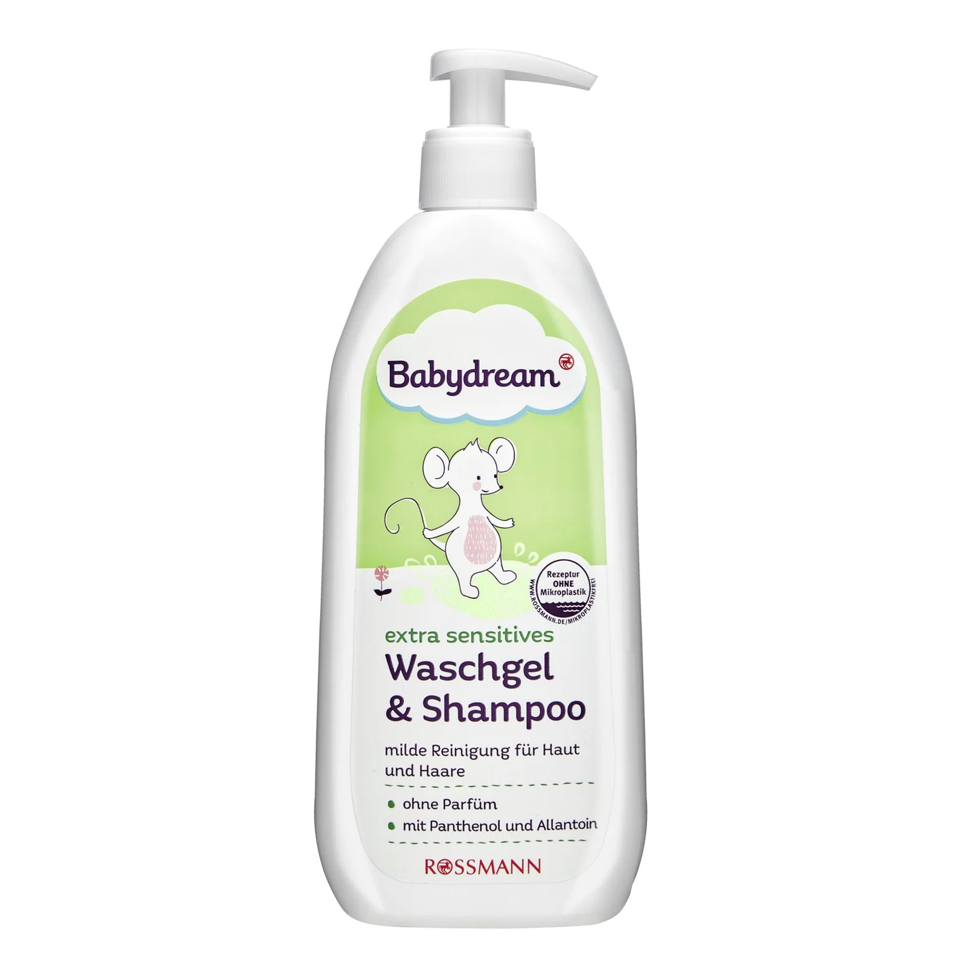 Babydream extra sensitives Waschgel & Shampoo 500 ml Flasche 430531_1