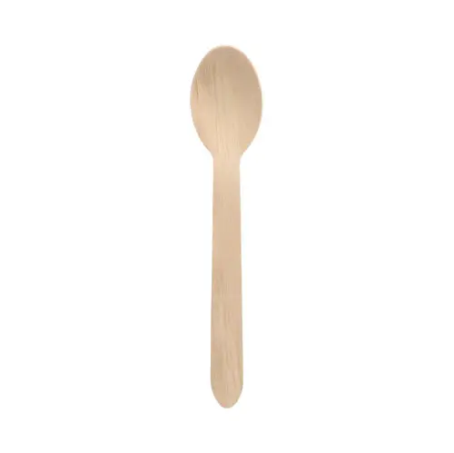 PAPSTAR Löffel, Holz "pure" 16 cm aus FSC-zertifiziertem Birkenholz, splitterfrei, stabil und geschmacksneutral, Art.-Nr. 89352