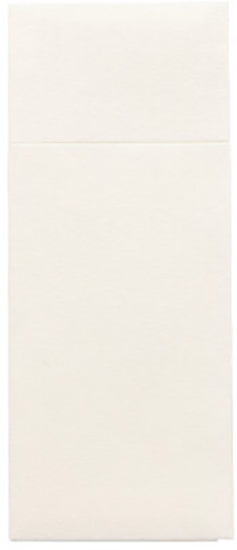 Starpak 100 Bestecktaschen, Airlaid 1/8-Falz 40 cm x 33 cm weiß