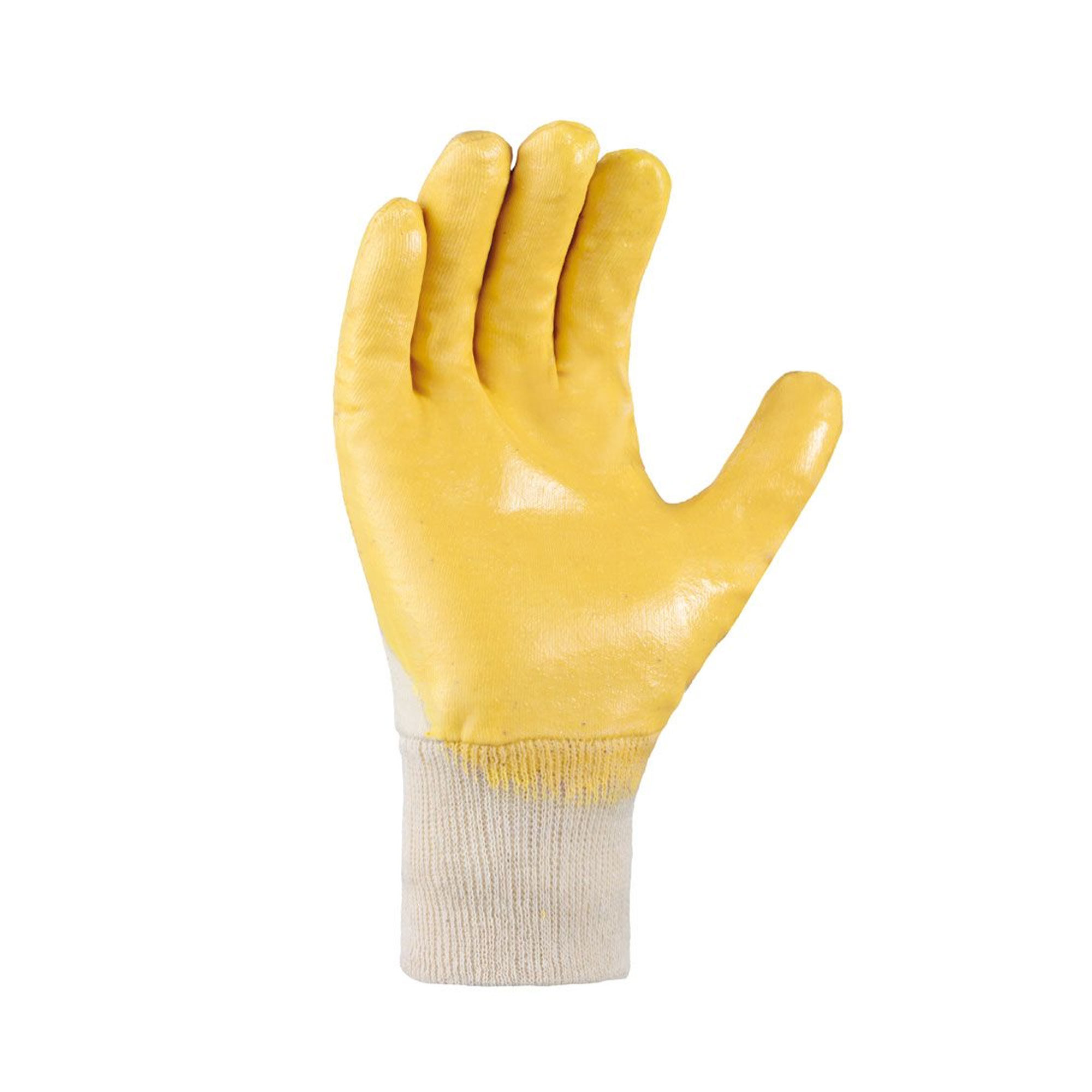 teXXor 2356 Arbeitshandschuhe mit Nitril-Beschichtung gelb/beige, VE 144 Paar