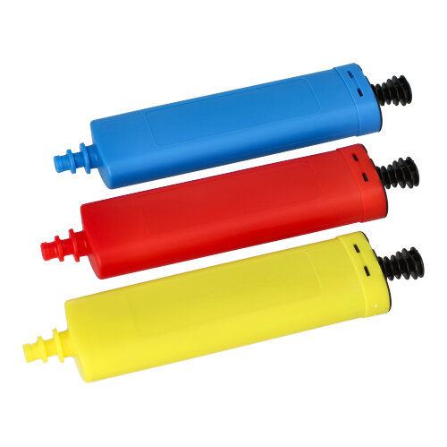 PAPSTAR Pumpe für Luftballons 26 cm x 6 cm farbig sortiert