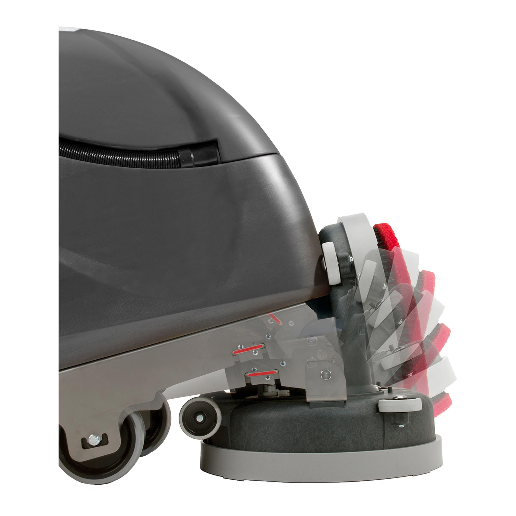 Numatic TTB3045NX-R Kompakt-Scheuersaugmaschine inkl. 2 Akkus und Ten-Tec Scheuerbürste