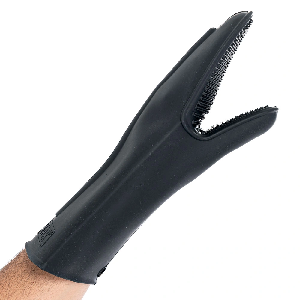 Hygostar Shark Black, Silikon Ofenhandschuhe schwarz, VE 6 Stück