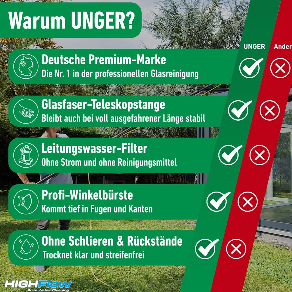 Unger HighFlow Reinwassersystem Set 6 m