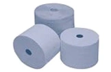 Großrolle Toilettenpapier weiß, drei Jumbo-Toilettenpapierrollen für Wandspender, hohe Lauflänge und Saugkraft, Artikelnummer 0000