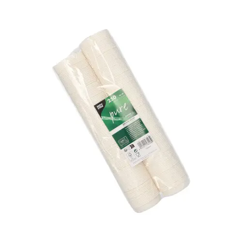 PAPSTAR Dressingbecher Papier "pure" 25 ml Ø 6 cm, 1,5 cm weiß, kompostierbare Portionsbecher im Beutel, ideal für Dressing, Saucen und Dips, Art.-Nr. 37081