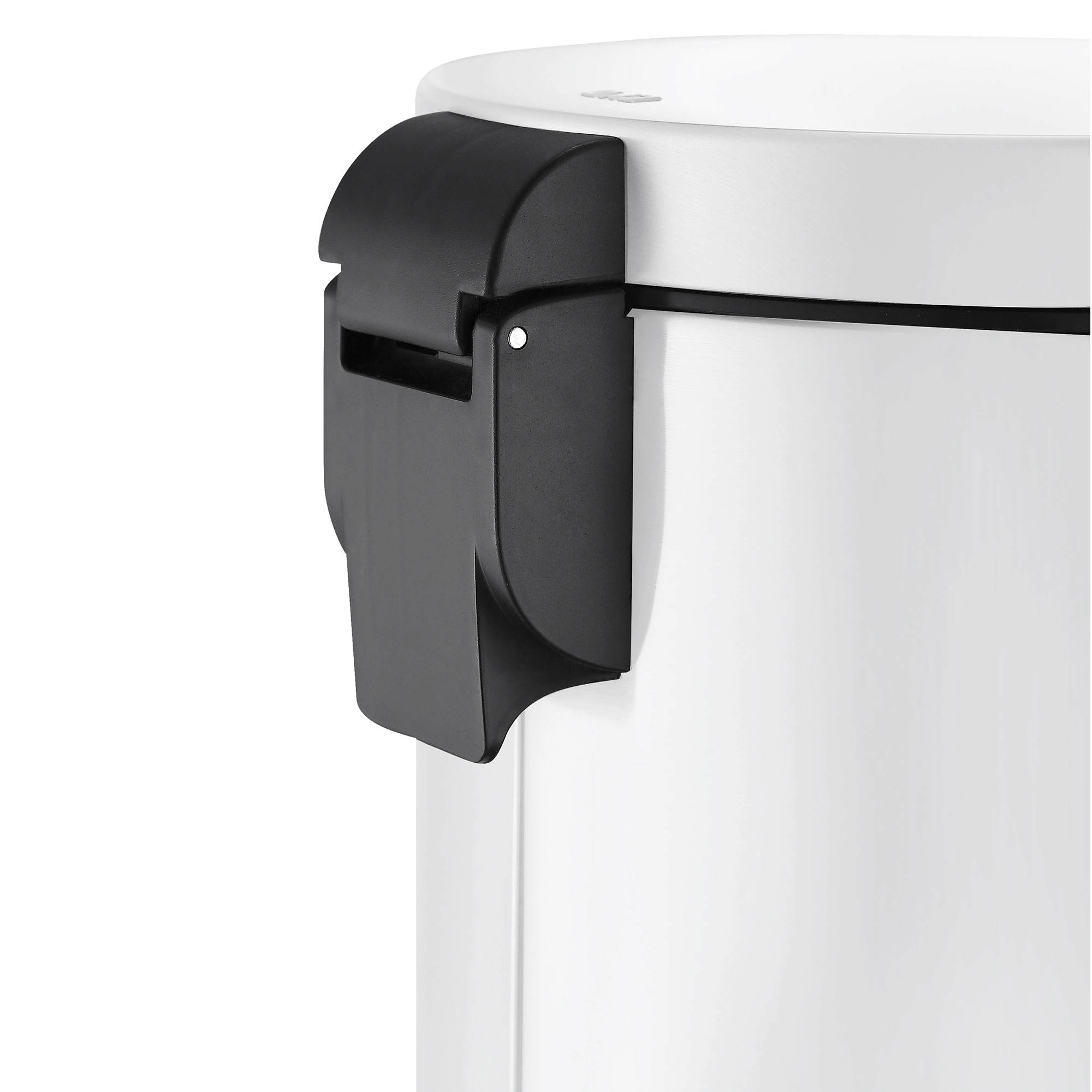 EKO Serene mit Inneneimer aus Metall Treteimer 12 Liter Klappdeckel mit Pedal