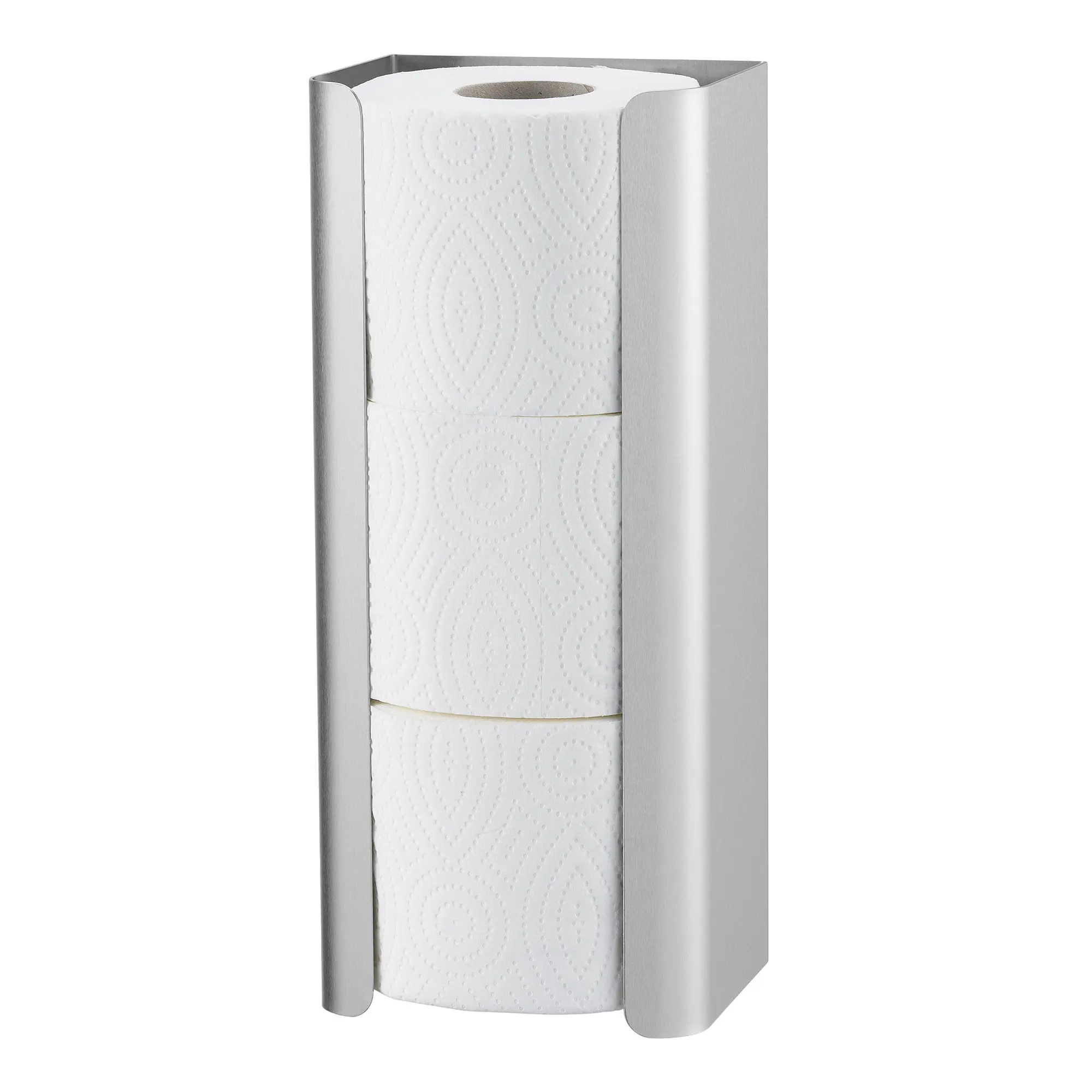 MediQo-line Toilettenpapier-Ersatzrollenhalter TRIO MQRRH3 Edelstahl matt 8470_1