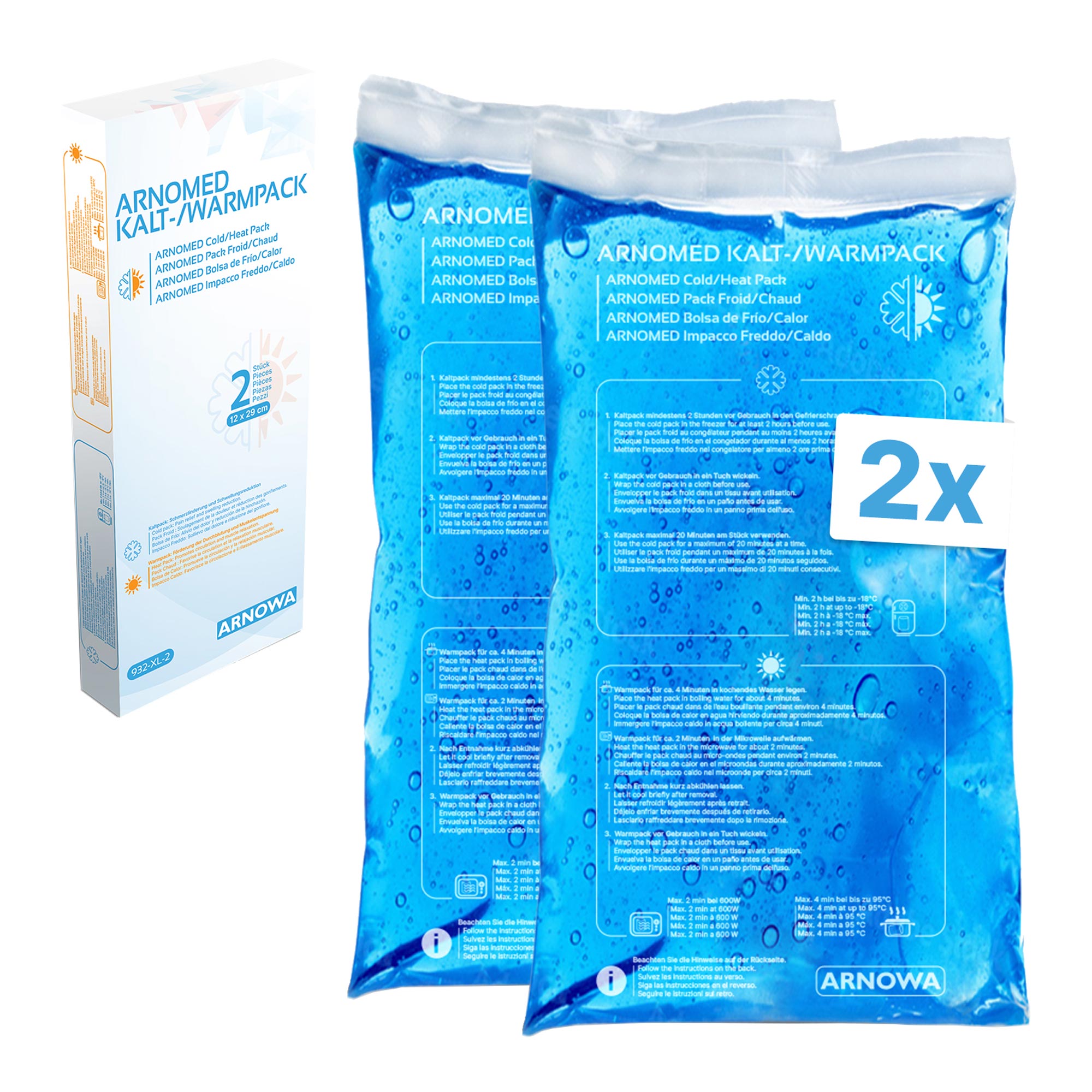 ARNOMED Kalt-/Warmpack, 2 Stück