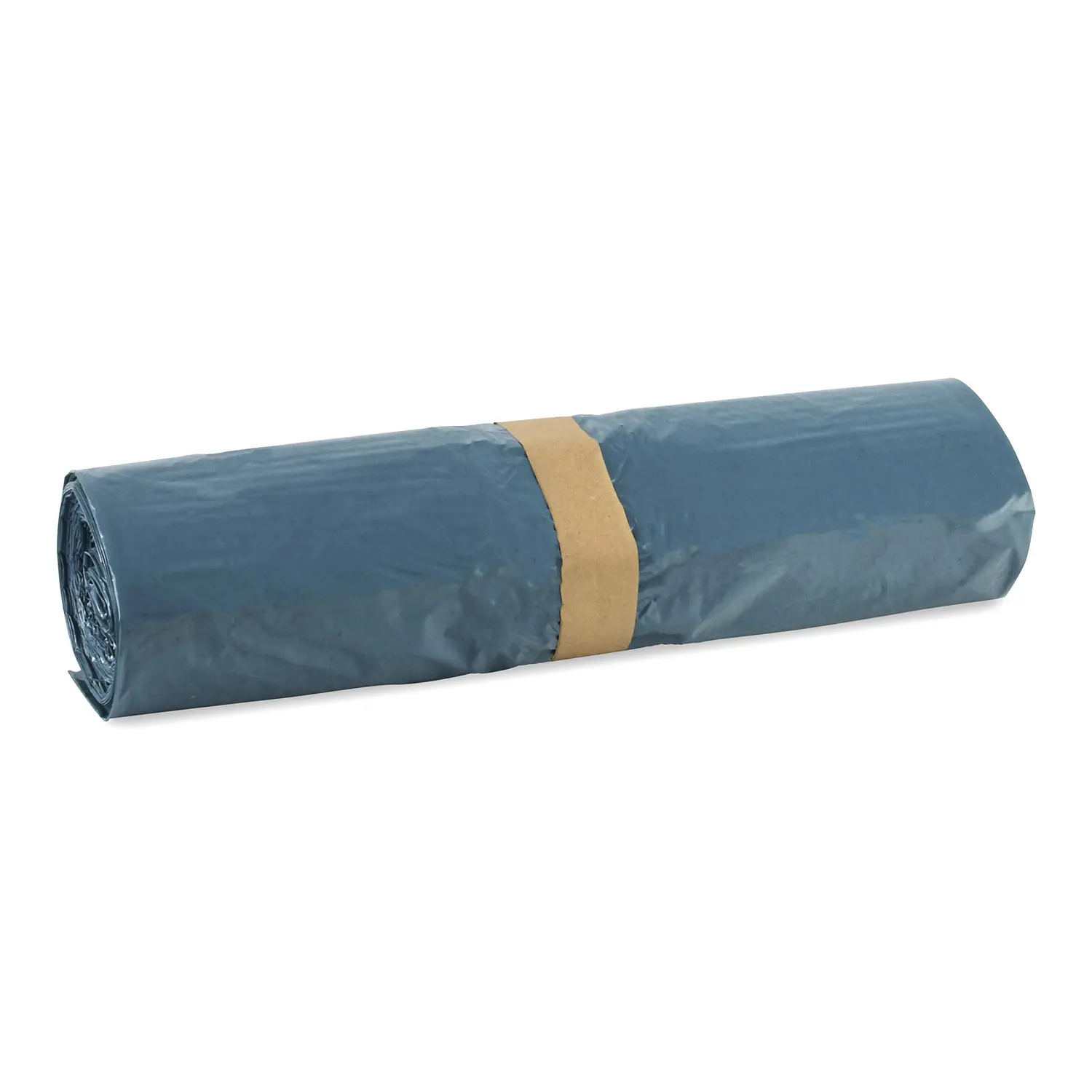 FUNNY LDPE-Regenerat Müllsäcke mit Seitenfalten 160 Liter, blau, 35 my (Typ 60 extra), stabile Recycling-Abfallsäcke auf Rolle, Art.-Nr. AG-276