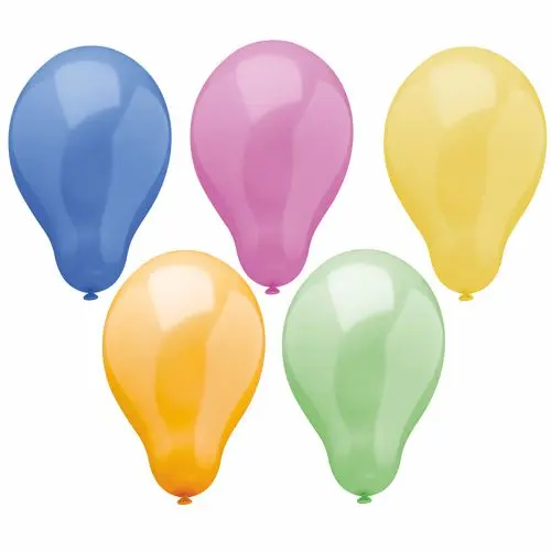 PAPSTAR 50 Luftballons Ø 25 cm farbig sortiert "Trend"
