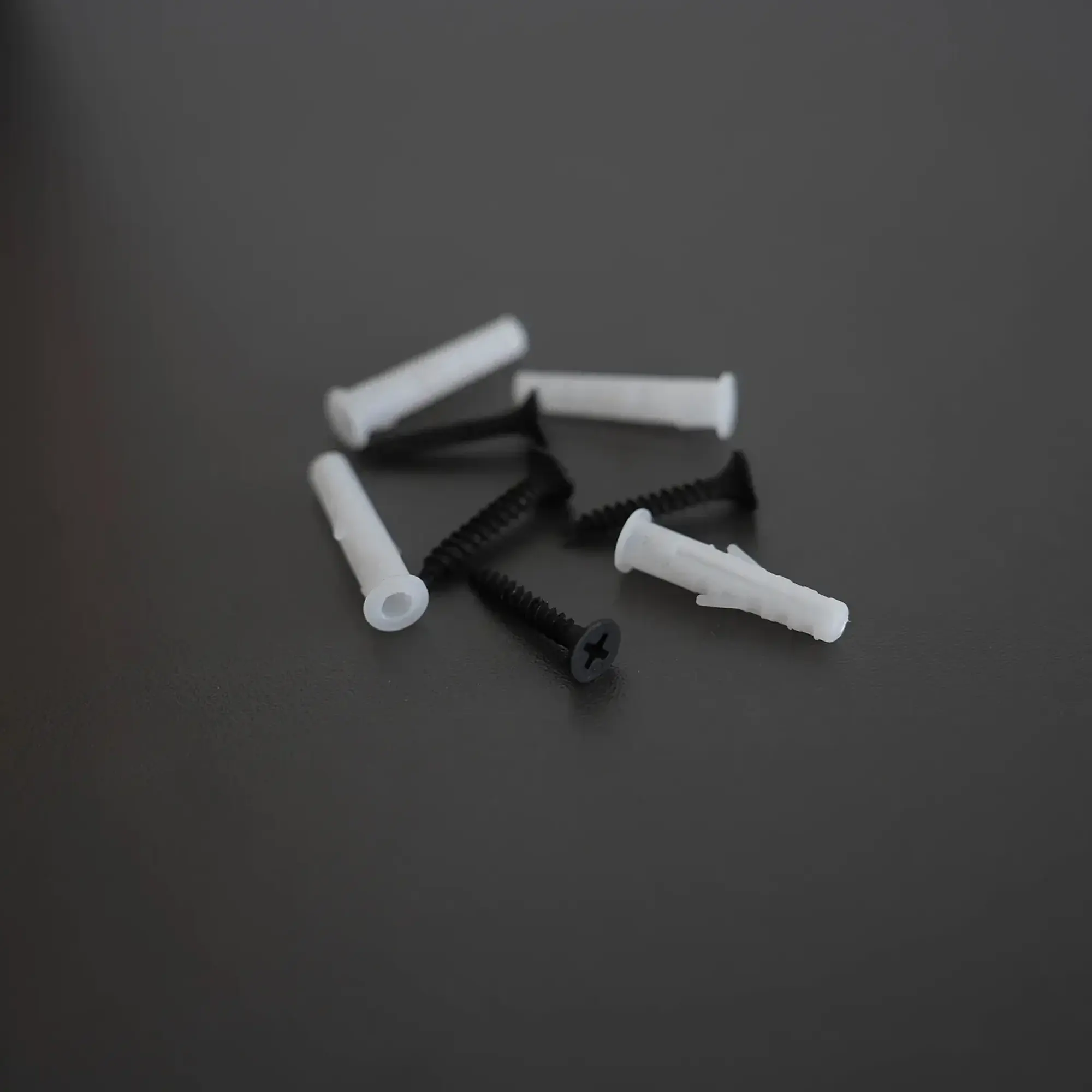 SEMYtop Maxi Jumbo Toilettenpapierspender für 2 Rollen bis Ø 23 cm, mitgeliefertes Montagematerial mit schwarzen Schrauben und weißen Dübeln zur Wandbefestigung