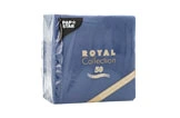 Royal Collection Servietten dunkelblau, 3-lagig, 40 x 40 cm, 50 Stück, Artikelnummer 118493