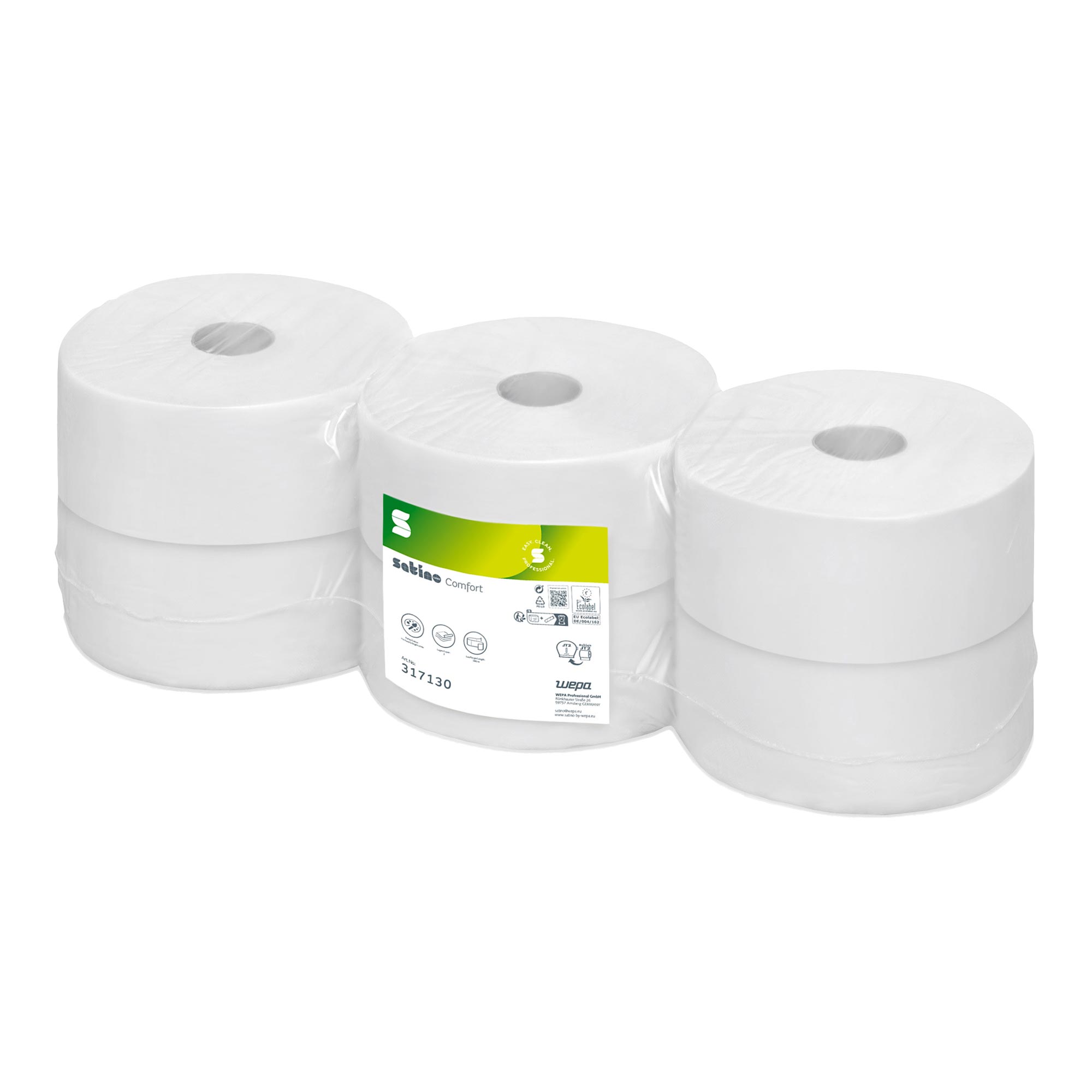 Di Rosa - WC-Papier Großpackung 64 Rollen 2-lagig weiß Di Rosa - WC-Papier Großpackung 64 Rollen 2-lagig weiß