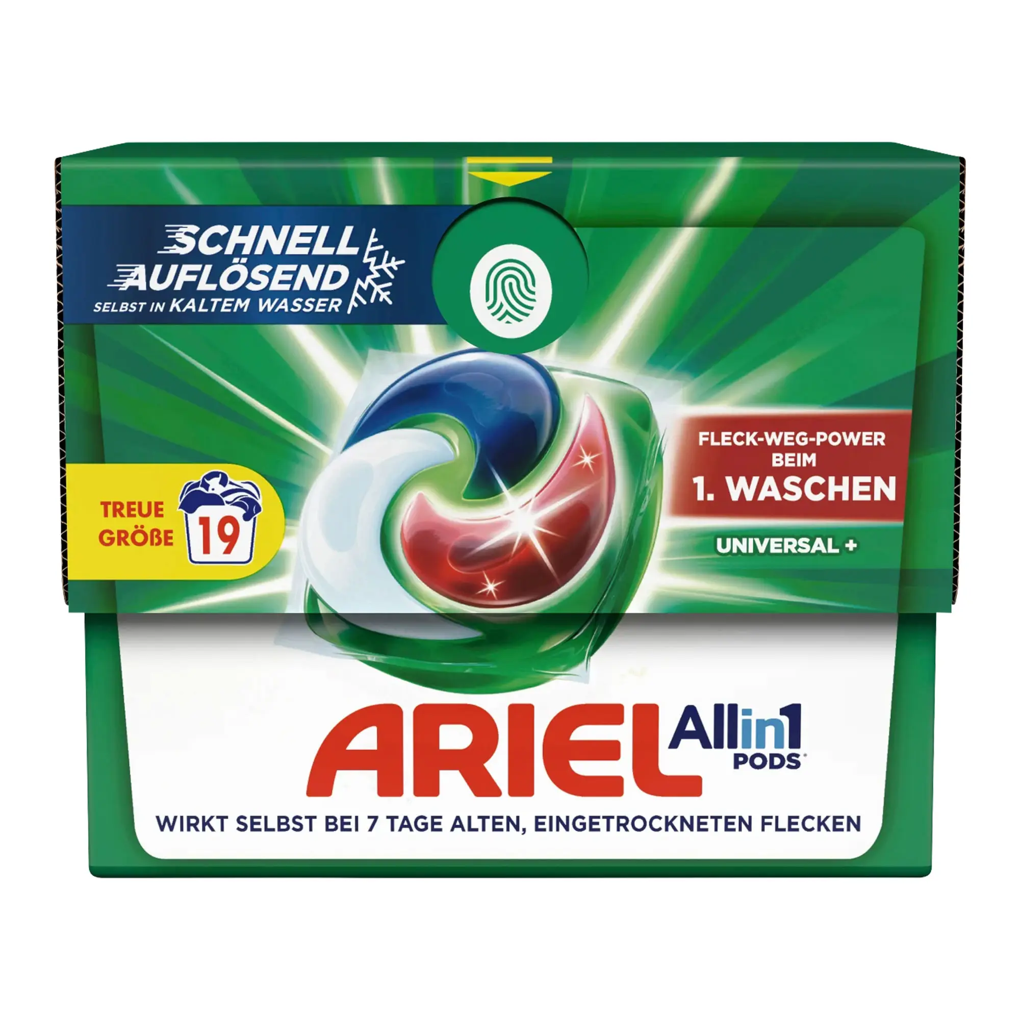 Ariel All-in-1 Pods Universal Vollwaschmittel, 19 Wl