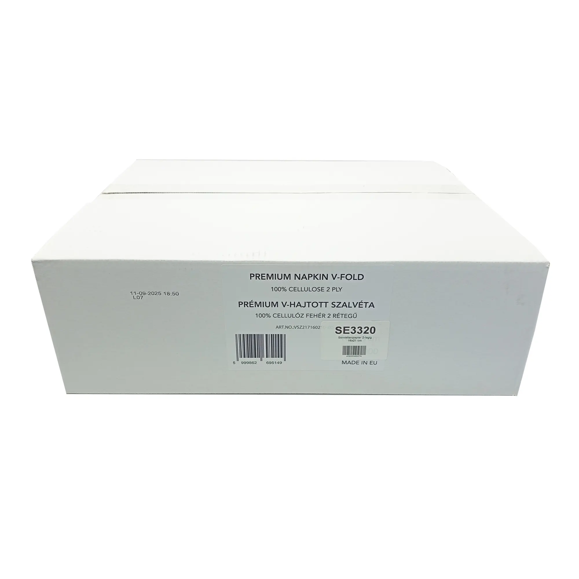 Value the evolution Spenderserviette Tork N4 ZZ (Zick-Zack) V-Falz, 16 x 10 cm, 2-lg, weiß