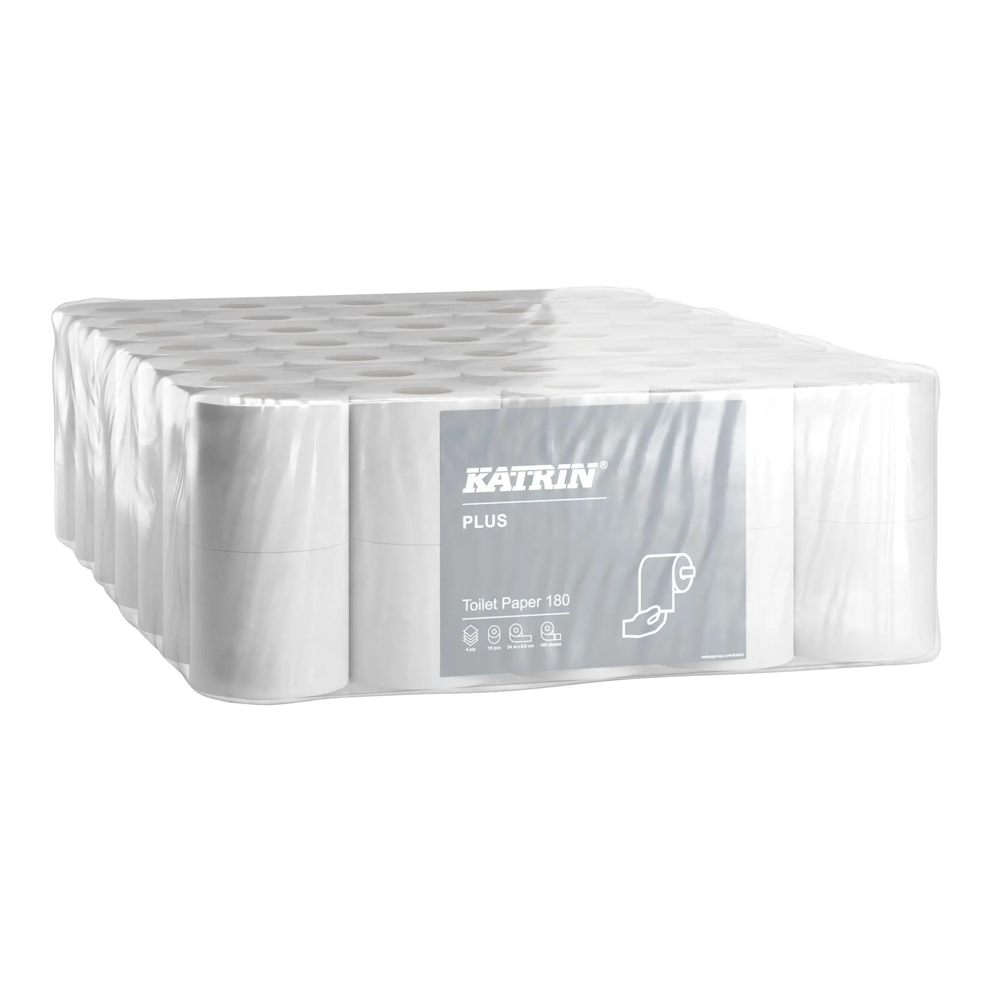 Katrin 77755 Plus Toilettenpapier 180  4-lagig 180 Blatt