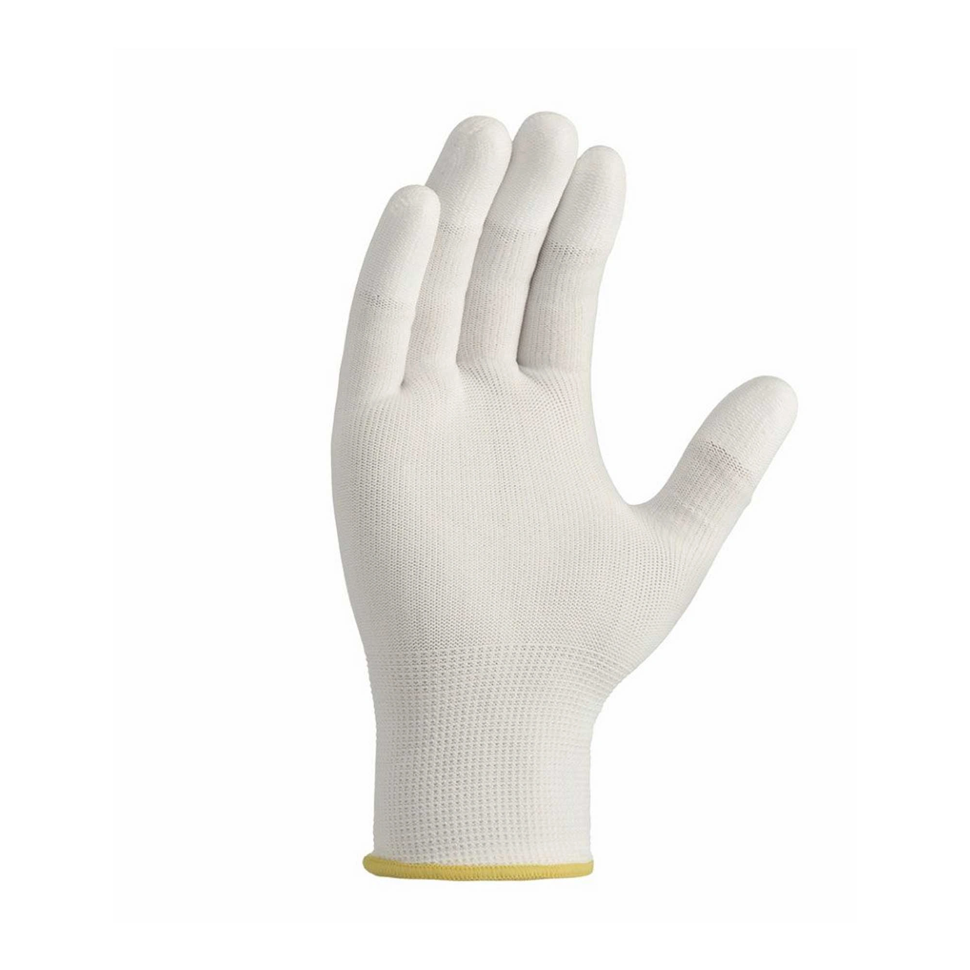 teXXor 2410 Polyester-Strickhandschuhe mit Polyurethan-Beschichtung weiß, VE 240 Paar