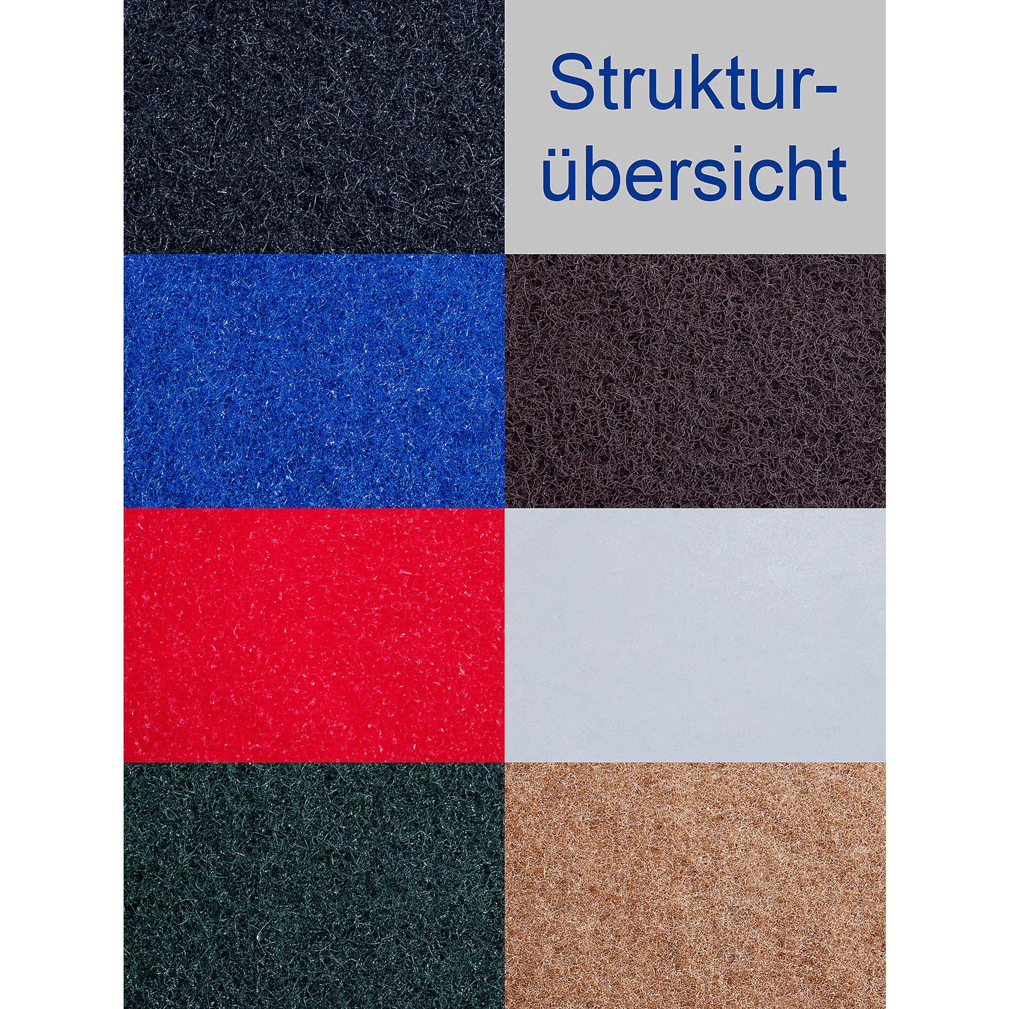 Maschinenpads Superpads 457 mm Durchmesser 18" von Floorstar in verschiedenen Farben und Härtegraden für Scheuersaugmaschinen und Einscheibenmaschinen, Strukturübersicht