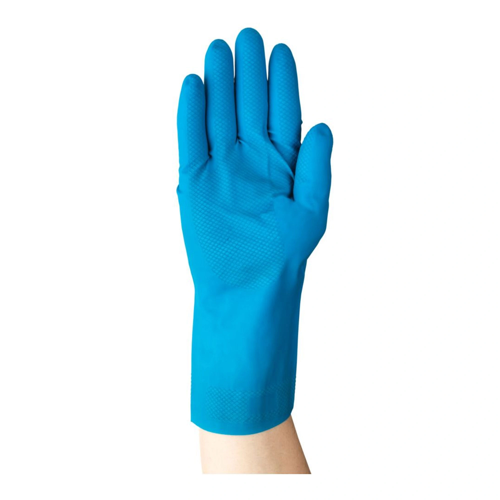 Ansell AlphaTec 87-195 Chemikalienschutzhandschuhe mit Latex-Beschichtung blau, VE 12 Paar