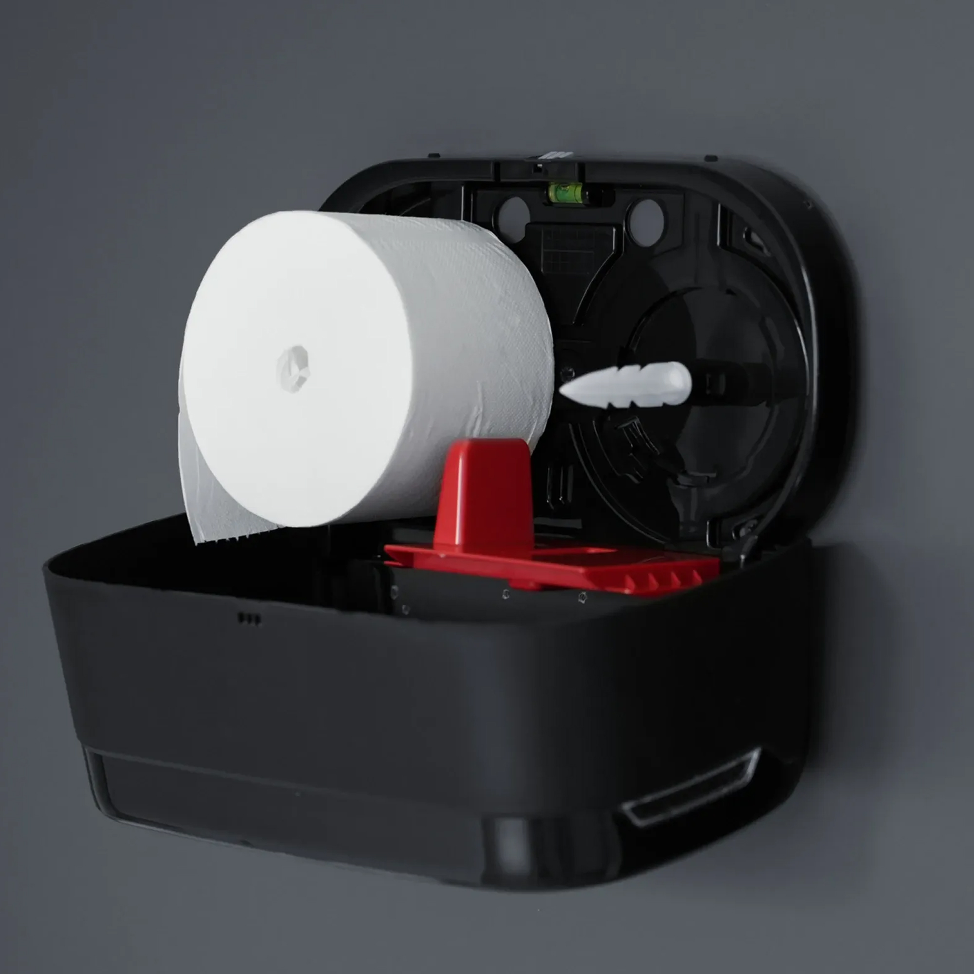 SEMYtop Toilettenpapierspender für 2 Rollen kernlos